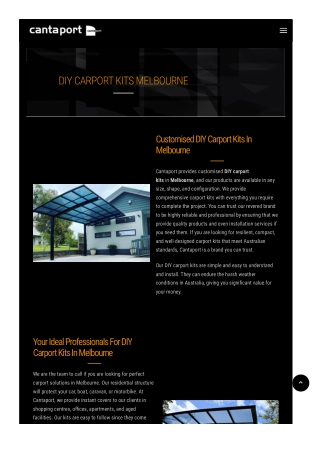 Diy Carport Kits Melbourne