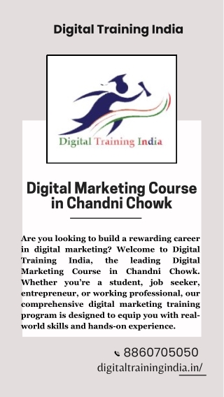 Digital Marketing Course In Chandni Chowk