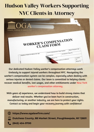 Hudson Valley Workers Supporting NYC Clients in Attorney