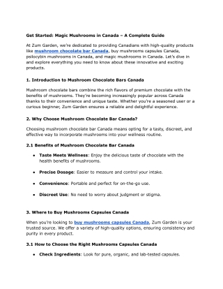 Get Started_ Magic Mushrooms in Canada – A Complete Guide