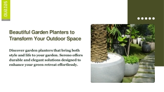 Garden Planters That Match Nature’s Charm