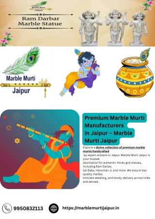 Premium Marble Murti Manufacturers in Jaipur – Marble Murti Jaipur
