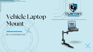 Boost Mobile Productivity with a Vehicle Laptop Mount from Custom Mounts