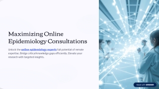 How to Consult Online Epidemiology Experts Effectively