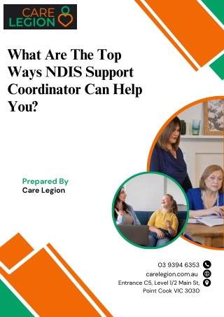 What Are The Top Ways NDIS Support Coordinator Can Help You?