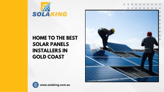 Home to the Best Solar Panels Installers in Gold Coast
