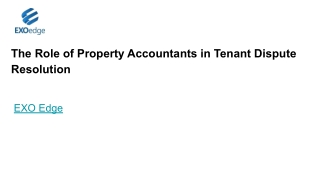 The Role of Property Accountants in Tenant Dispute Resolution