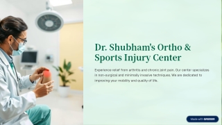 Best Orthopaedic Doctor in Shastri Nagar Jaipur – Dr. Shubham Agarwal