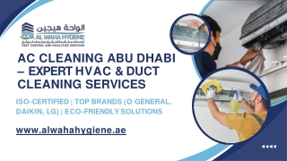 AC Cleaning Abu Dhabi