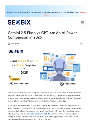 gemini 25 flash vs gpt 4o an ai power comparison in 2025