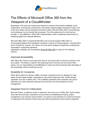 MICROSOFT OFFICE 365