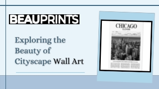 Exploring the Beauty of Cityscape Wall Art