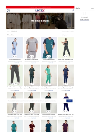 Lintex - Premium Medical Scrubs for Doctors at Unbeatable Prices
