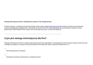 audyty informatyczne