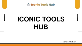 From Documents to Images How IconicToolsHub Simplifies Your Workflow with Free Tools