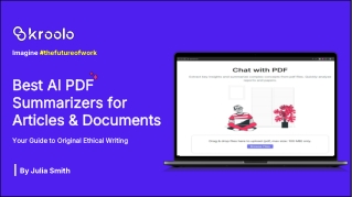 How to Summarize Long PDFs in Seconds Using AI Tools