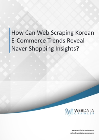 Web Scraping Korean E-Commerce Trends With Naver Insights