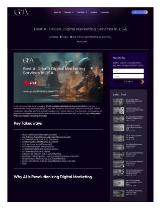 Best AI Driven Digital Marketing Services in USA