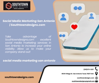 Social Media Marketing San Antonio | Southtowndesigns.com
