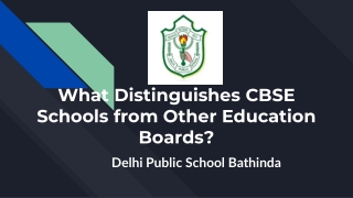 What Distinguishes CBSE Schools from Other Education Boards
