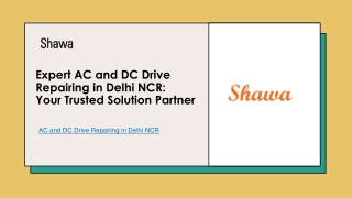 Expert AC and DC Drive Repairing in Delhi NCR