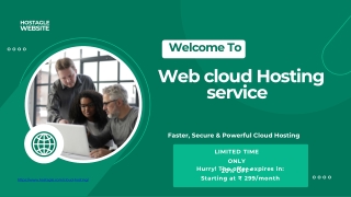 Web cloud Hosting Service
