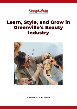 Start Your Cosmetology Journey in Greenville Right Now