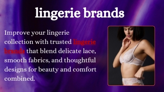 lingerie brands