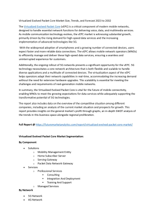 Public Safety and Mission-Critical Networks: The Role of vEPC