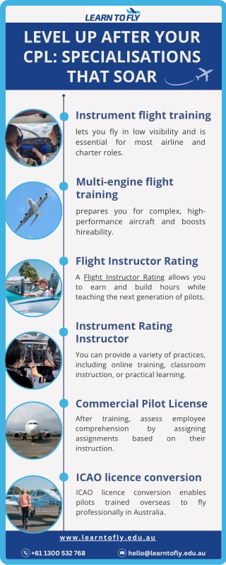 Level Up After Your CPL: Specialisations that Soar