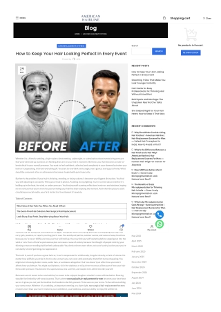 How to Keep Your Hair Looking Perfect in Every Event