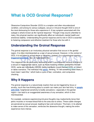 What is OCD Groinal Response_ (OCP)