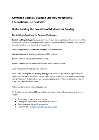 Boost Rankings with Expert Off Page SEO Services