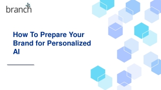 How To Prepare Your Brand for Personalized AI