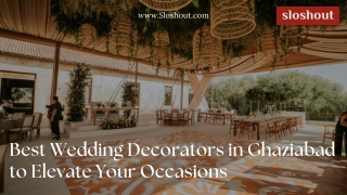 Affordable Wedding Decoration Services in Ghaziabad