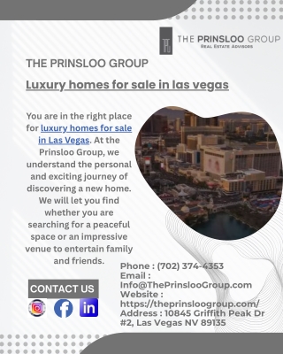 Luxury homes for sale in las vegas