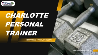 Personal Fitness with Charlotte Personal Training