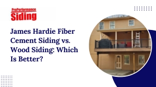 James Hardie Fiber Cement Siding vs. Wood Siding: Which Is Better?