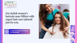 Get stylish women's haircuts near Officer with expert hair care tailored just for you.