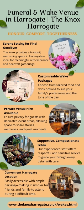 Funeral & Wake Venue in Harrogate  The Knox Harrogate