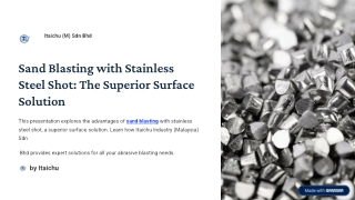 High-Quality Stainless Steel Shot – Durable Abrasive Media Supply