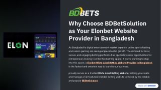 Elonbet White Label Betting Site in Bangladesh