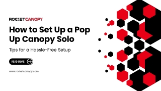 Effortless Canopy Setup Tips for Going Solo