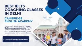 Best IELTS Coaching Classes in Delhi