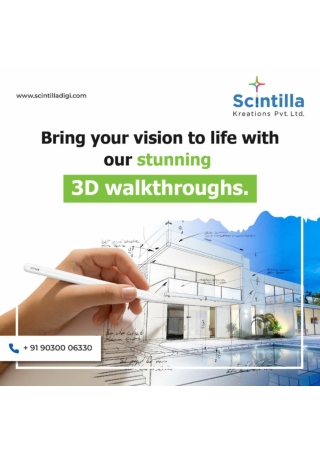 3d walkthrough animation company in Hyderabad