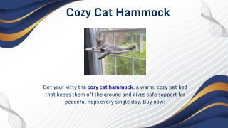 Cozy Cat Hammock