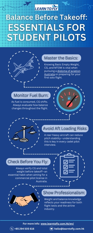 Balance Before Takeoff: Essentials for Student Pilots