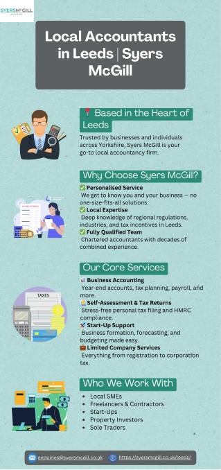 Local Accountants in Leeds  Syers McGill