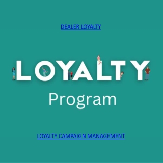 Loyalty Program For FMCG Program In India