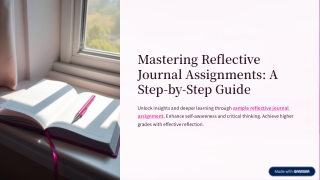 Step-by-Step Guide to Reflective Journal Assignments